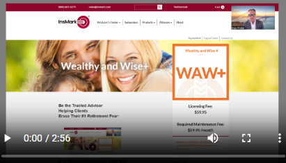 Watch this 3-minute video as Don Prehn, President of InsMark, explains how CHEIFS® is now integrated directly into Wealthy and Wise+™